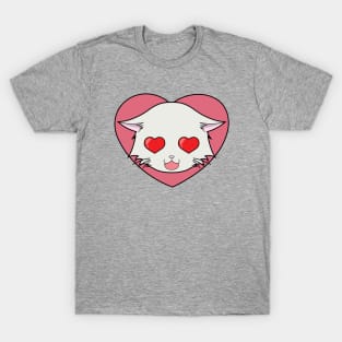 The Love-Stricken Cat T-Shirt